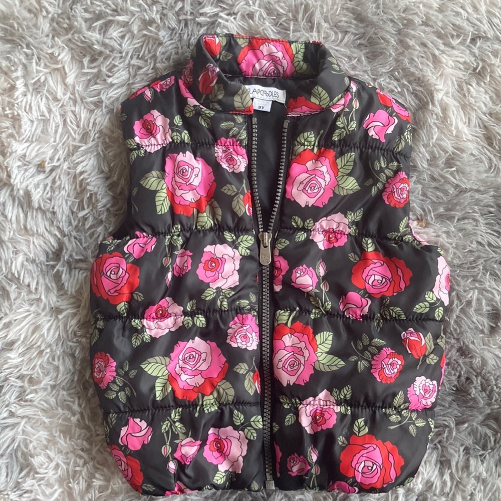 ♻️Appaman Floral Puffer Vest